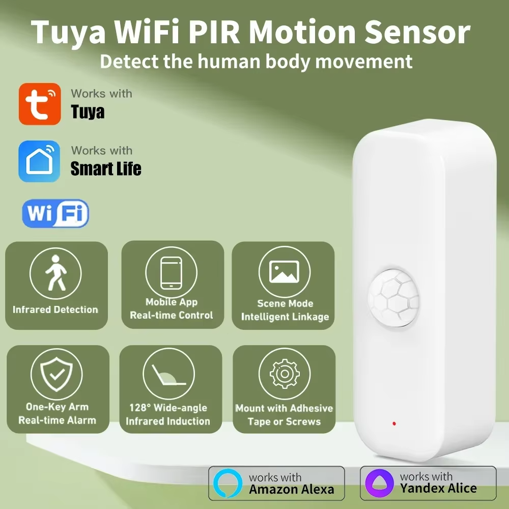 Smart Home Solution - Tuya WiFI PIR Motion Sensor Smart