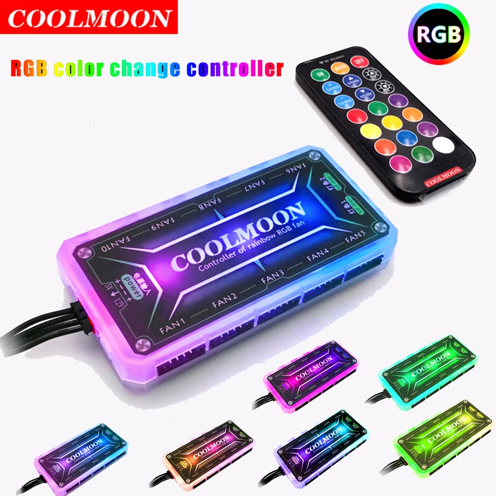 Smart Home Solution - COOLMOON ARGB Controller 12V 5A 6Pin