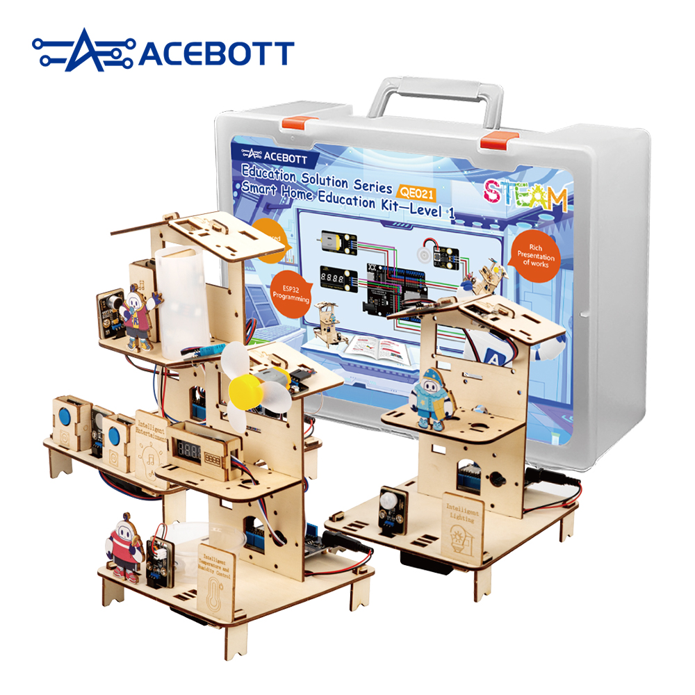 Smart Home Kit For Arduino - ACEBOTT STEM School Smart Home Kit