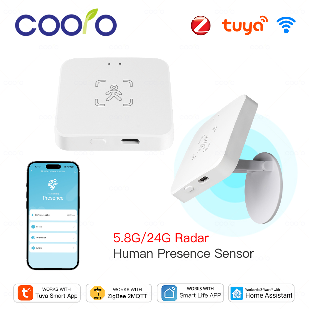 Smart Home Solution - Tuya WiFi/ Zigbee Smart Human Presence