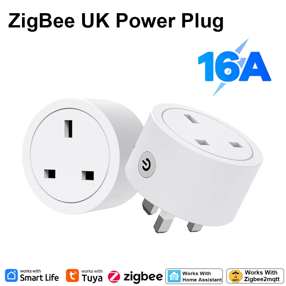 Smart Home Solution - Zigbee Smart Plug 16A UK Socket