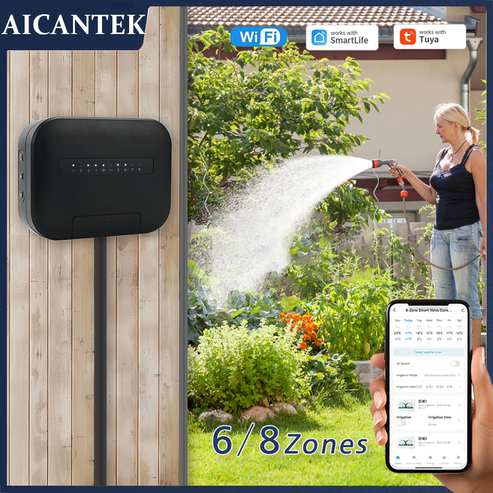 Smart Home Kit - 8 Zones Wifi Tuya Smart Garden