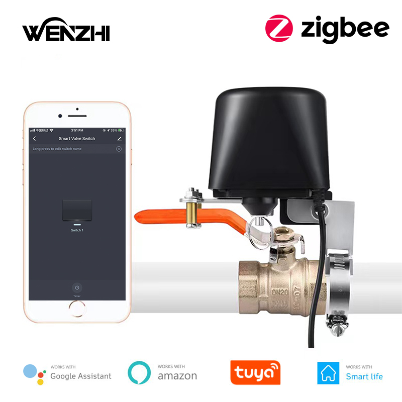 Smart Home Kit - ZigBee Water/Gas Valve Remote Control System