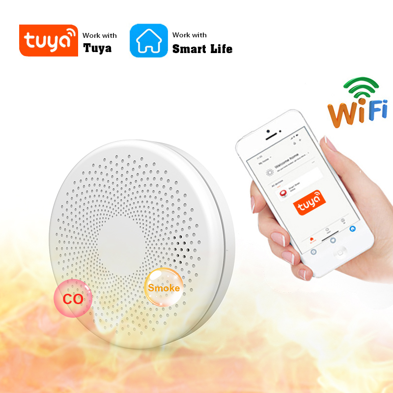 2 in 1 Version WiFi Tuya Smart – обзор и цена Smart Smoke Detector