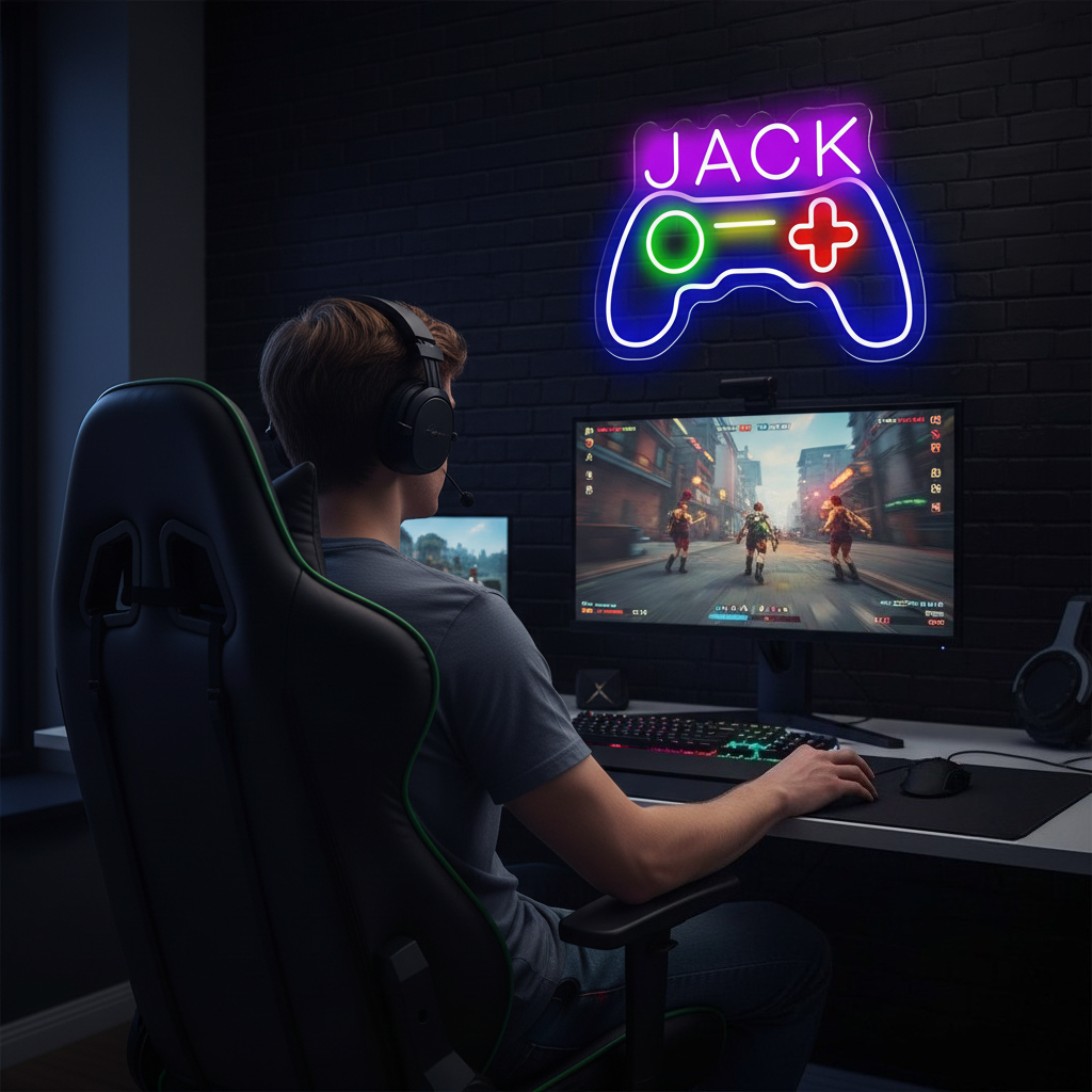 Custom Game Controller Neon Si – обзор и цена Smart Home Poster