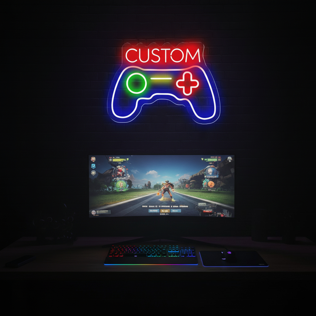 Custom Game Controller Neon Si – обзор и цена Smart Home Poster