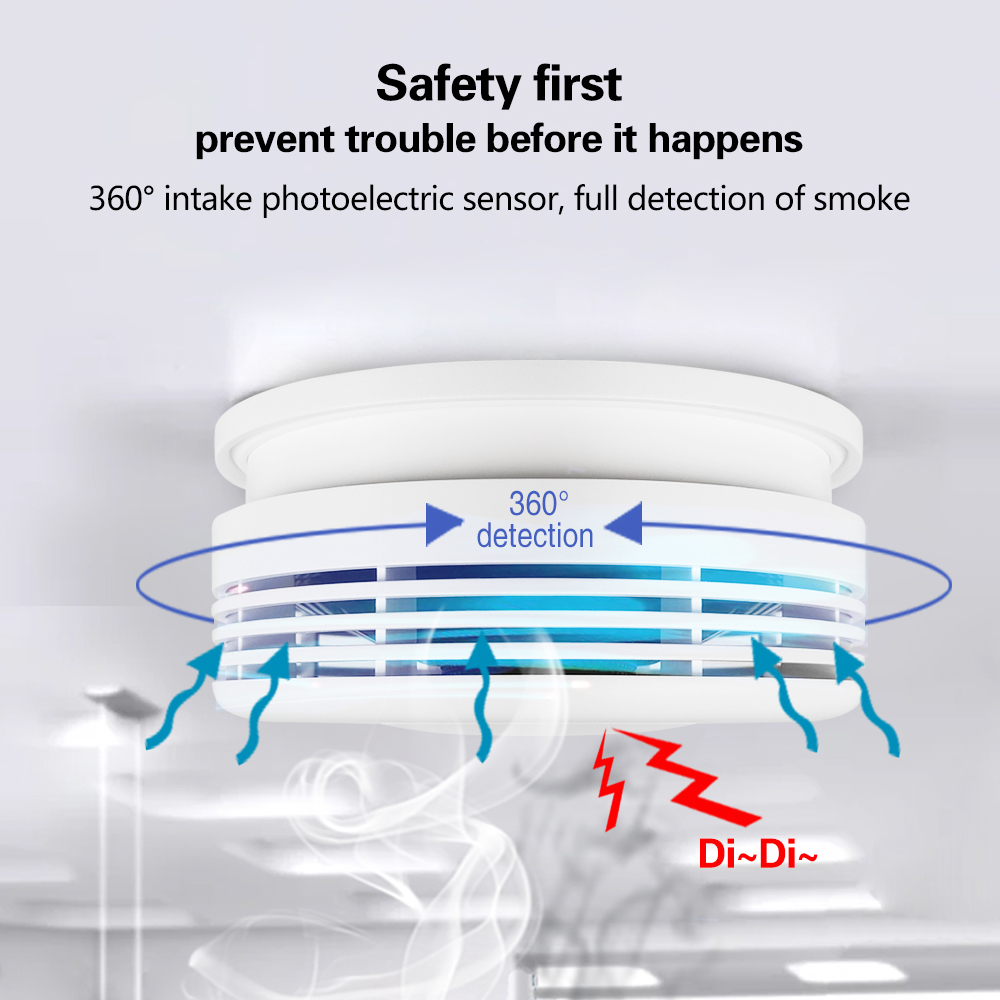 Independent 2.4G WiFi Smoke De – обзор и цена Smart Smoke Detector