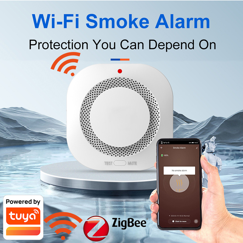Tuya WiFi Zigbee Smoke Alarm – – обзор и цена Smart Smoke Detector