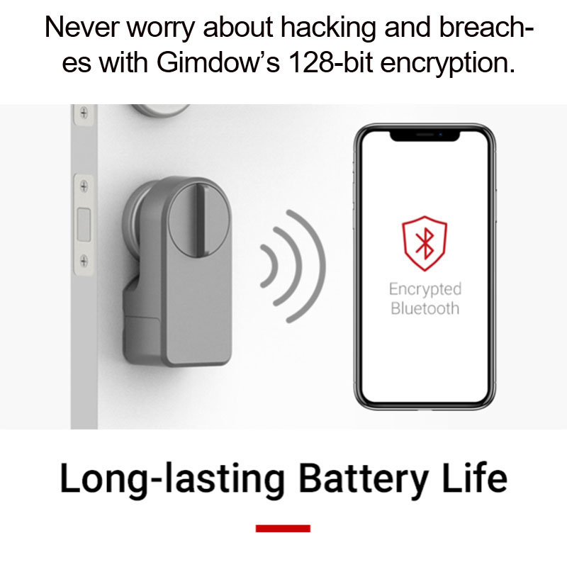 GIMDOW Bluetooth-compatible Ga – обзор и цена Smart Home Lock