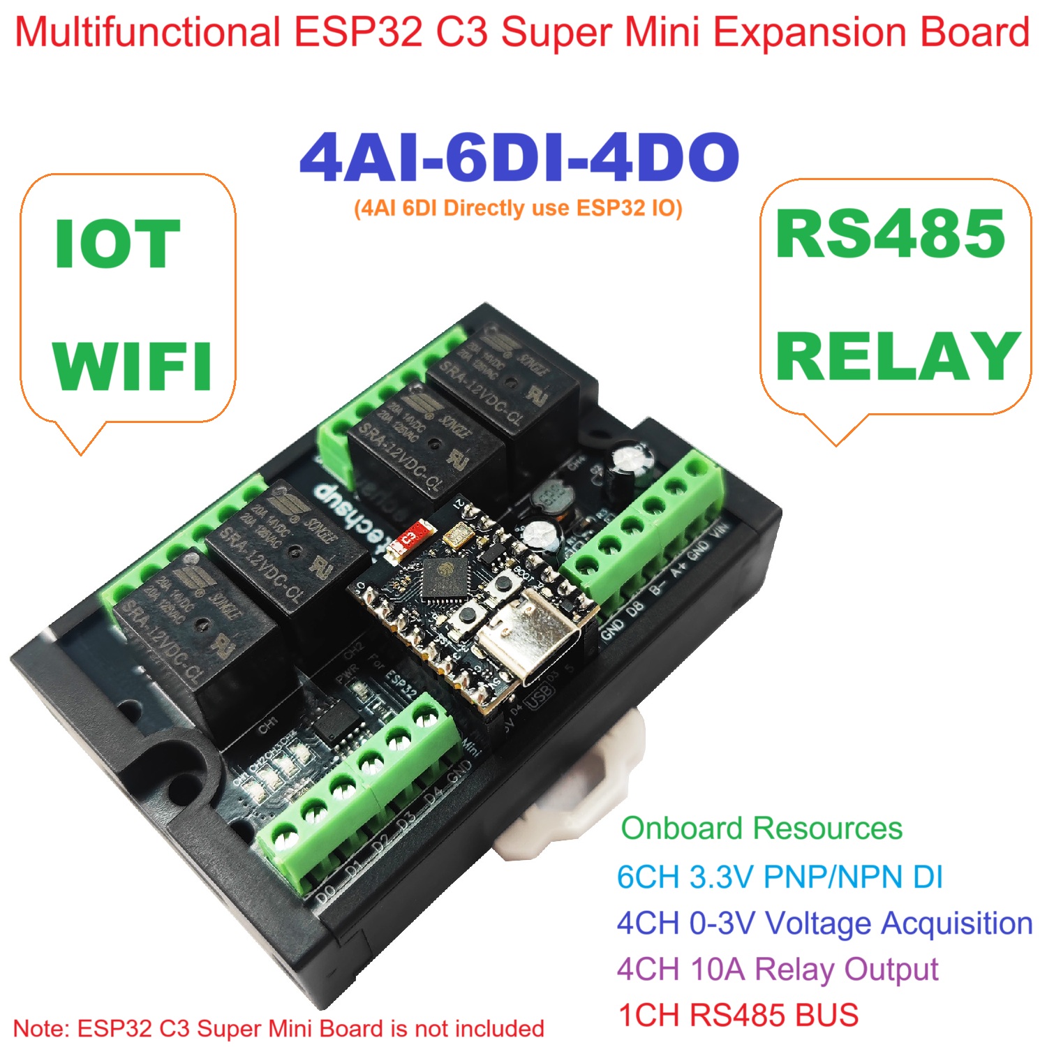 Ultimate ESP32 C3 Relay Module – обзор и цена Smart Home Kit For Arduino