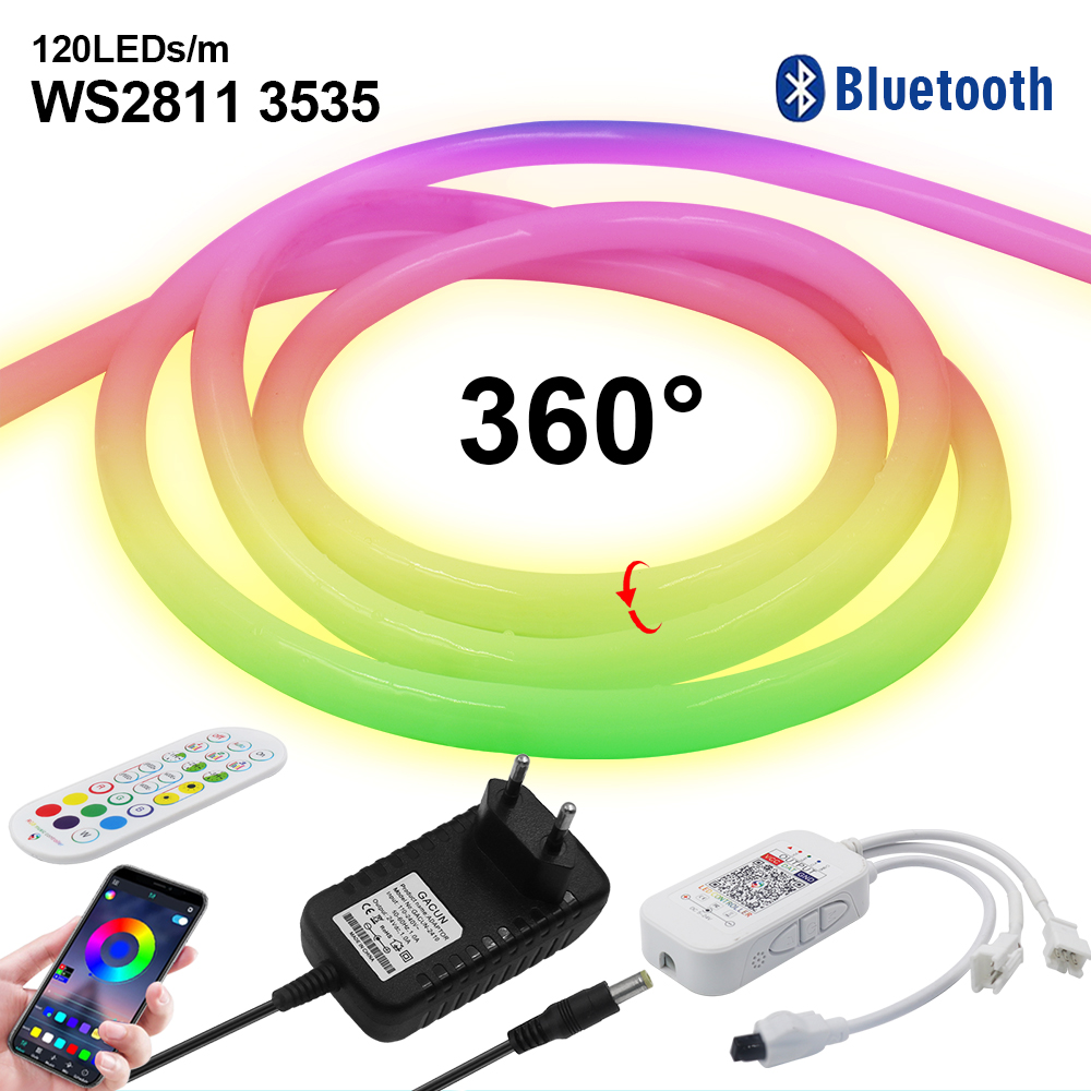 360° Round Neon Light DC24V WS – обзор и цена Smart Home Poster