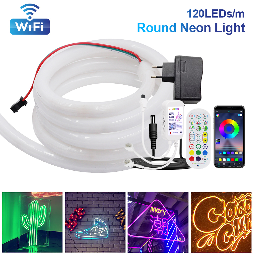 360° Round Neon Light DC24V WS – обзор и цена Smart Home Poster