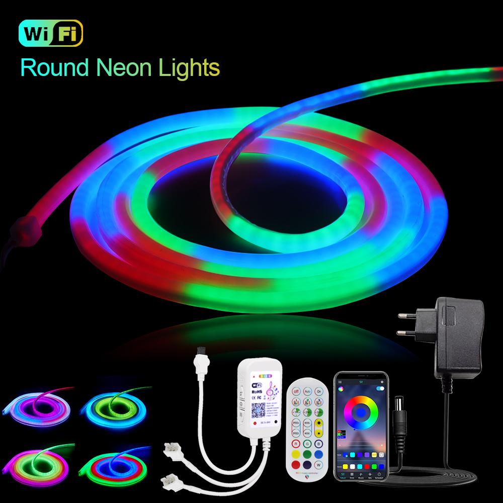 360° Round Neon Light DC24V WS – обзор и цена Smart Home Poster