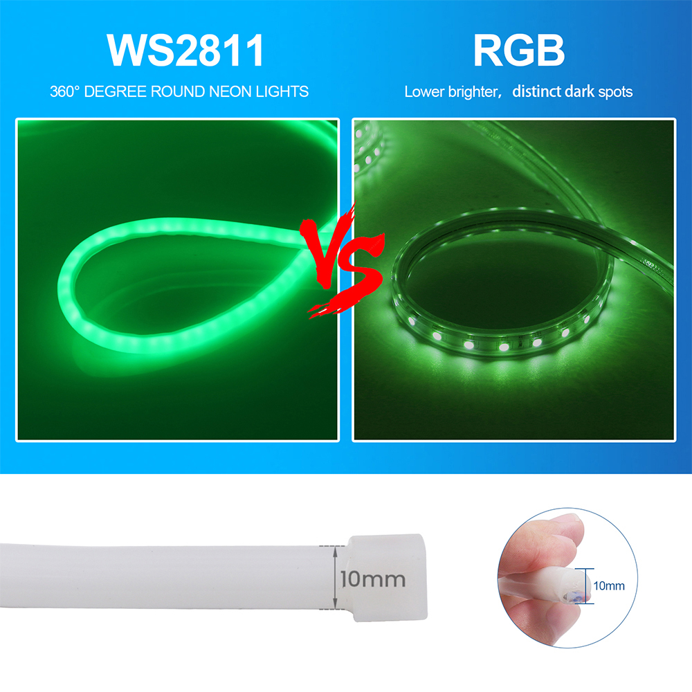 360° Round Neon Light DC24V WS – обзор и цена Smart Home Poster