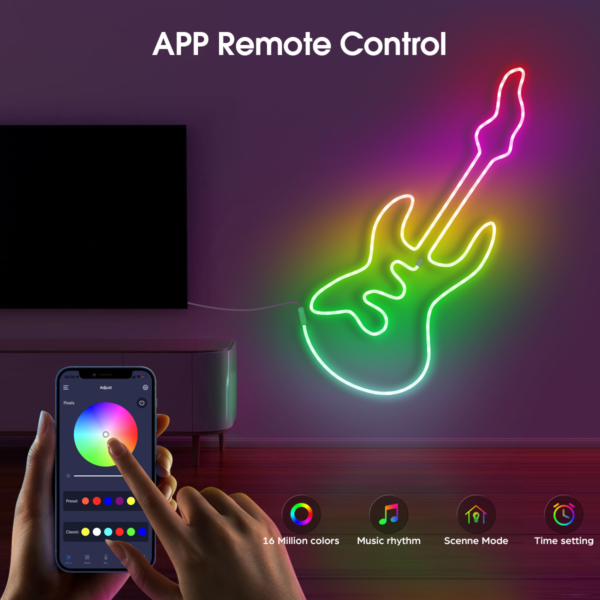 5V USB RGBIC Neon LED Strip 1M – обзор и цена Smart Home Poster