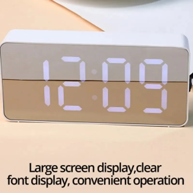 LED Mirror Desktop Alarm Clock – обзор и цена Smart Home Retrofit