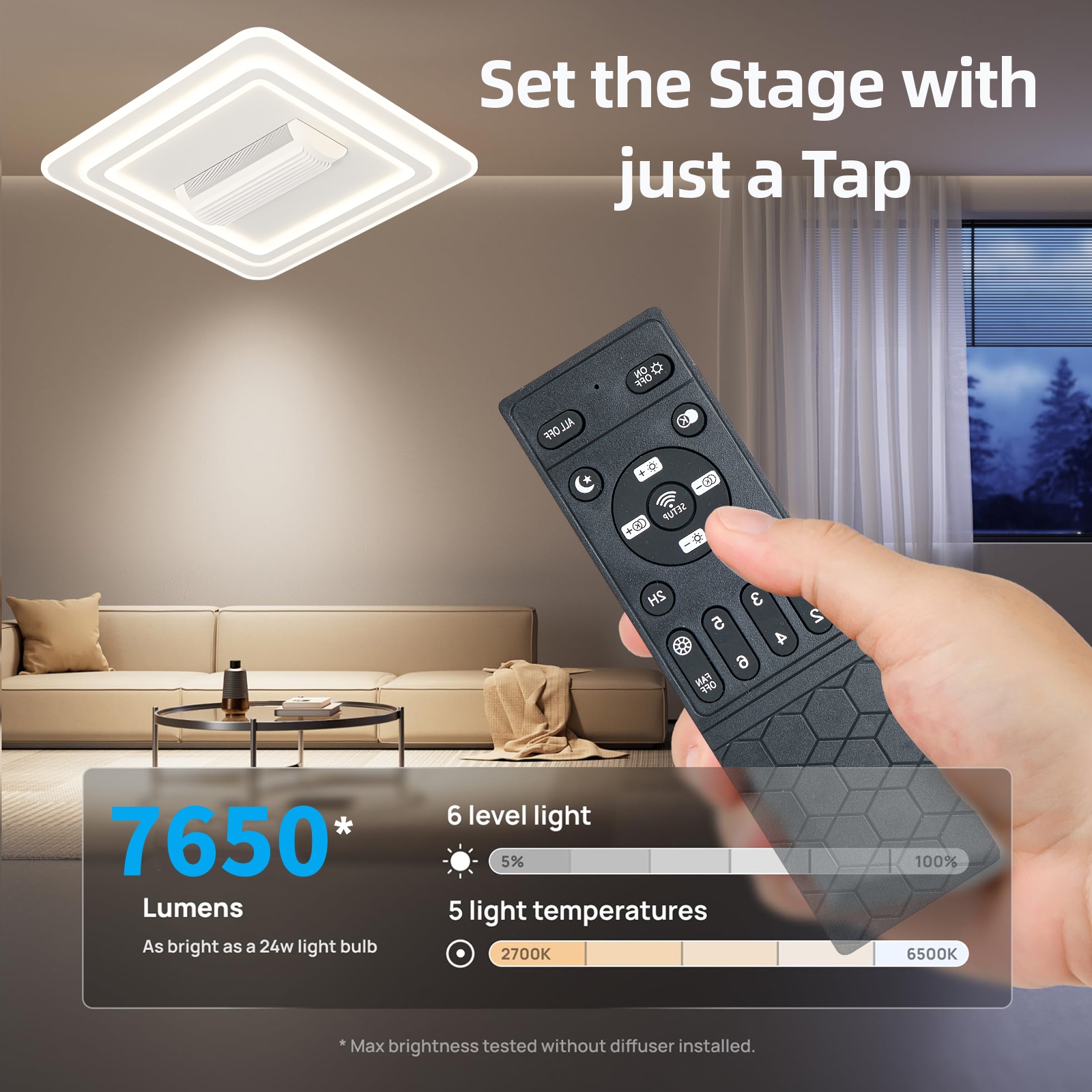 Modern Ceiling Fan with Light  – обзор и цена Smart Home Ventilation