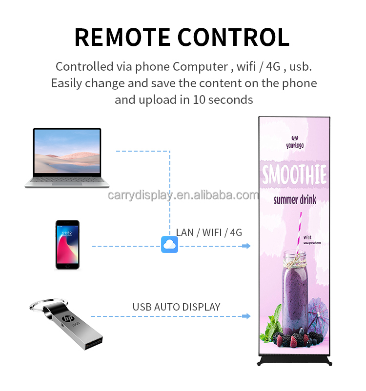 Outdoor Movable LED Digital Po – обзор и цена Smart Home Poster