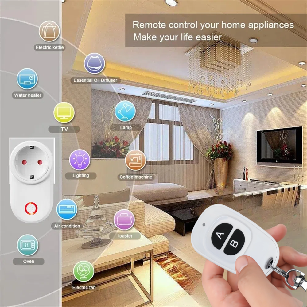 433Mhz Wireless Smart Outlet R – обзор и цена Smart Home Ventilation