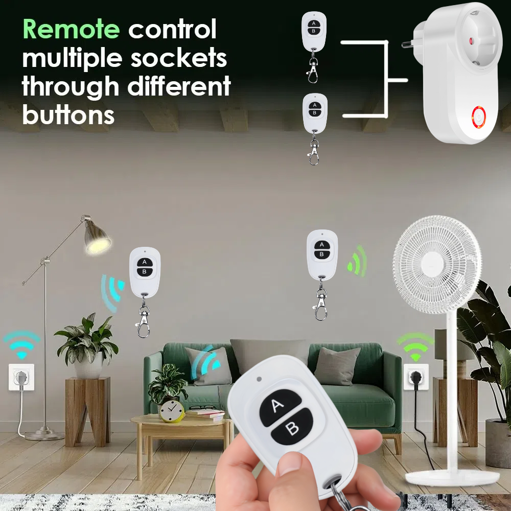 433Mhz Wireless Smart Outlet R – обзор и цена Smart Home Ventilation