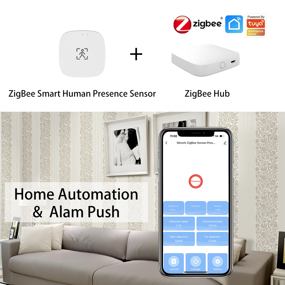 ZigBee Wifi MmWave Human Prese – обзор и цена Smart Home Retrofit