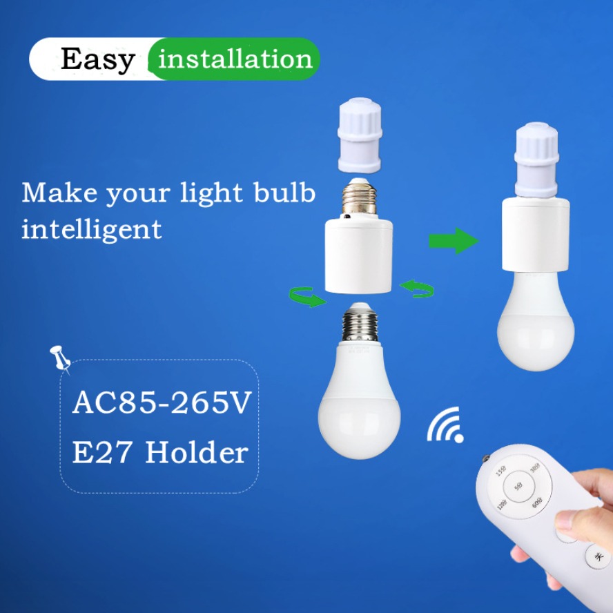 E27 60W Wireless Remote Contro – обзор и цена Smart Bulb