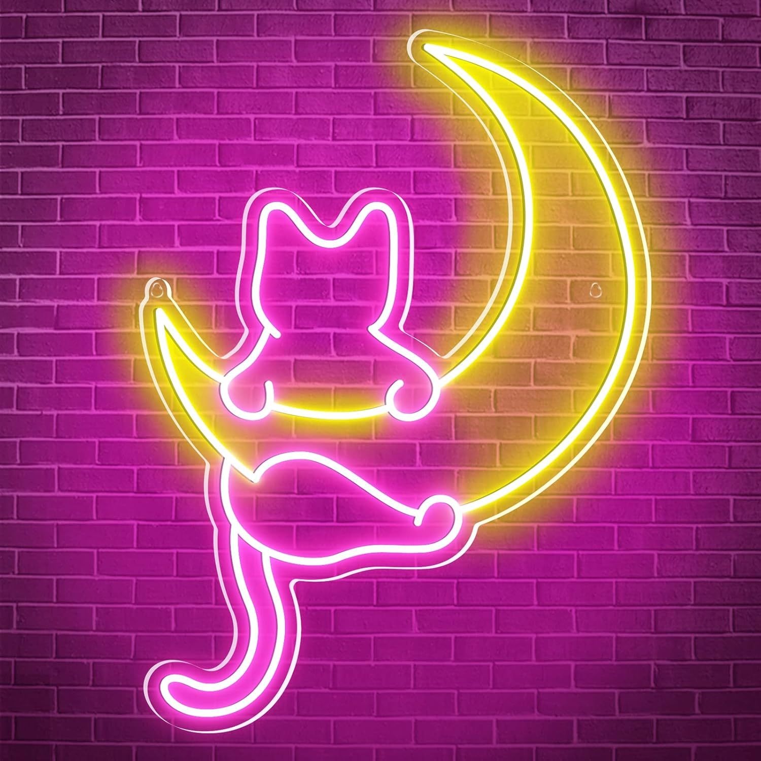 Animated Cat Moon Neon Sign US – обзор и цена Smart Home Poster