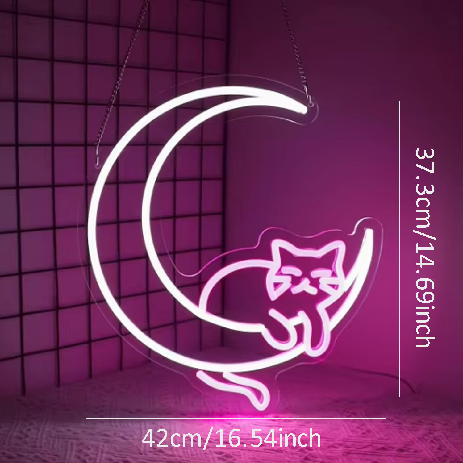 Animated Cat Moon Neon Sign US – обзор и цена Smart Home Poster