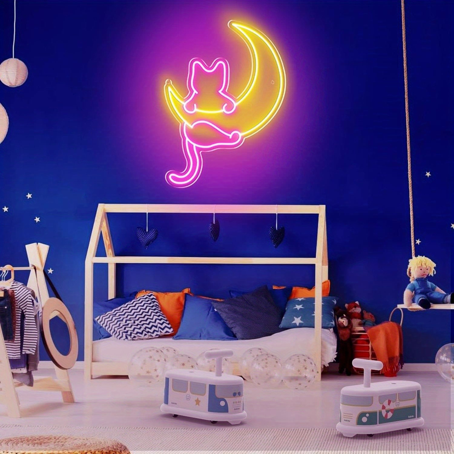 Animated Cat Moon Neon Sign US – обзор и цена Smart Home Poster