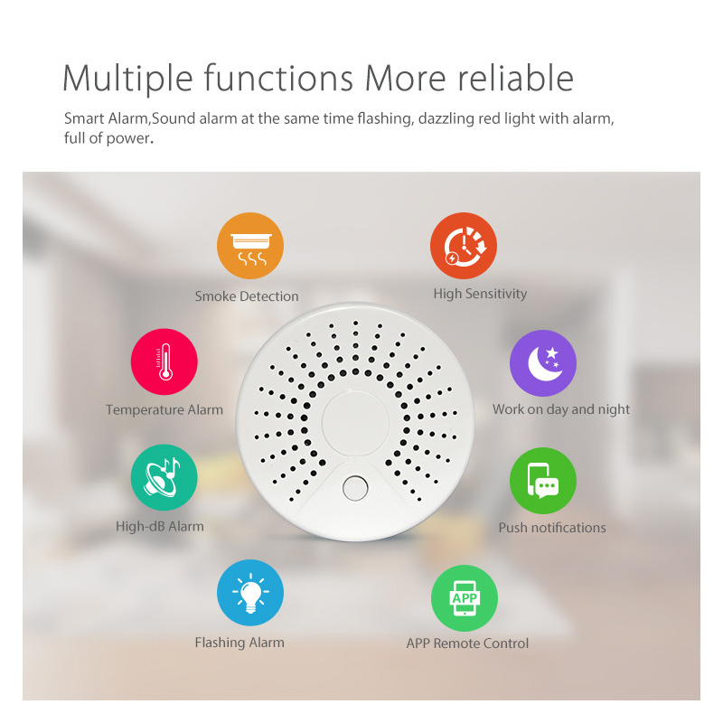 Tuya WiFi Smart Home Smoke Det – обзор и цена Smart Smoke Detector