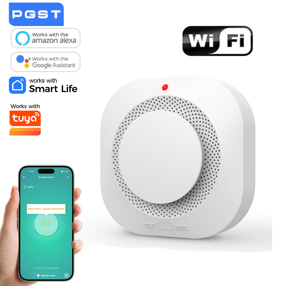 Wifi Smoke Sensor Home Securit – обзор и цена Smart Smoke Detector