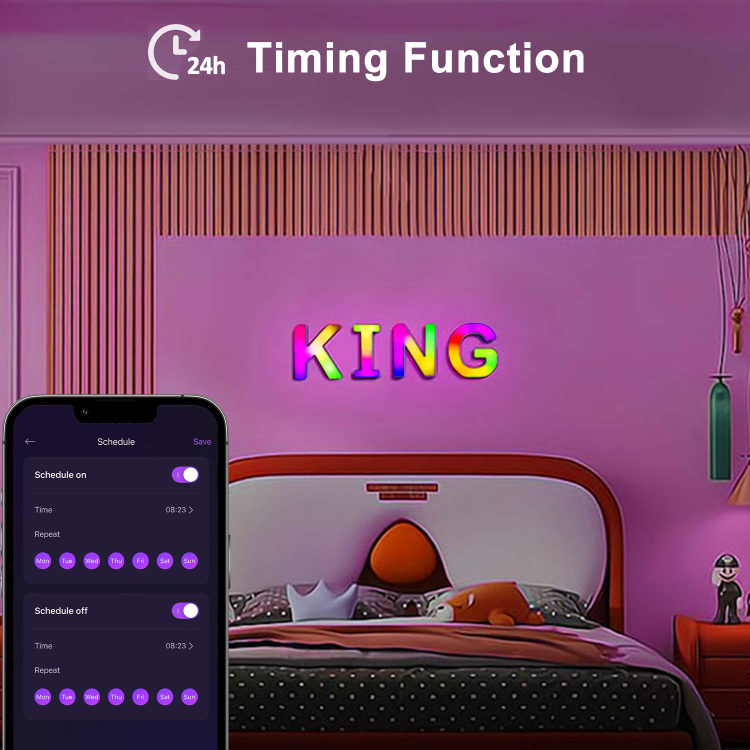Smart LED Letter & Number Ligh – обзор и цена Smart Home Poster