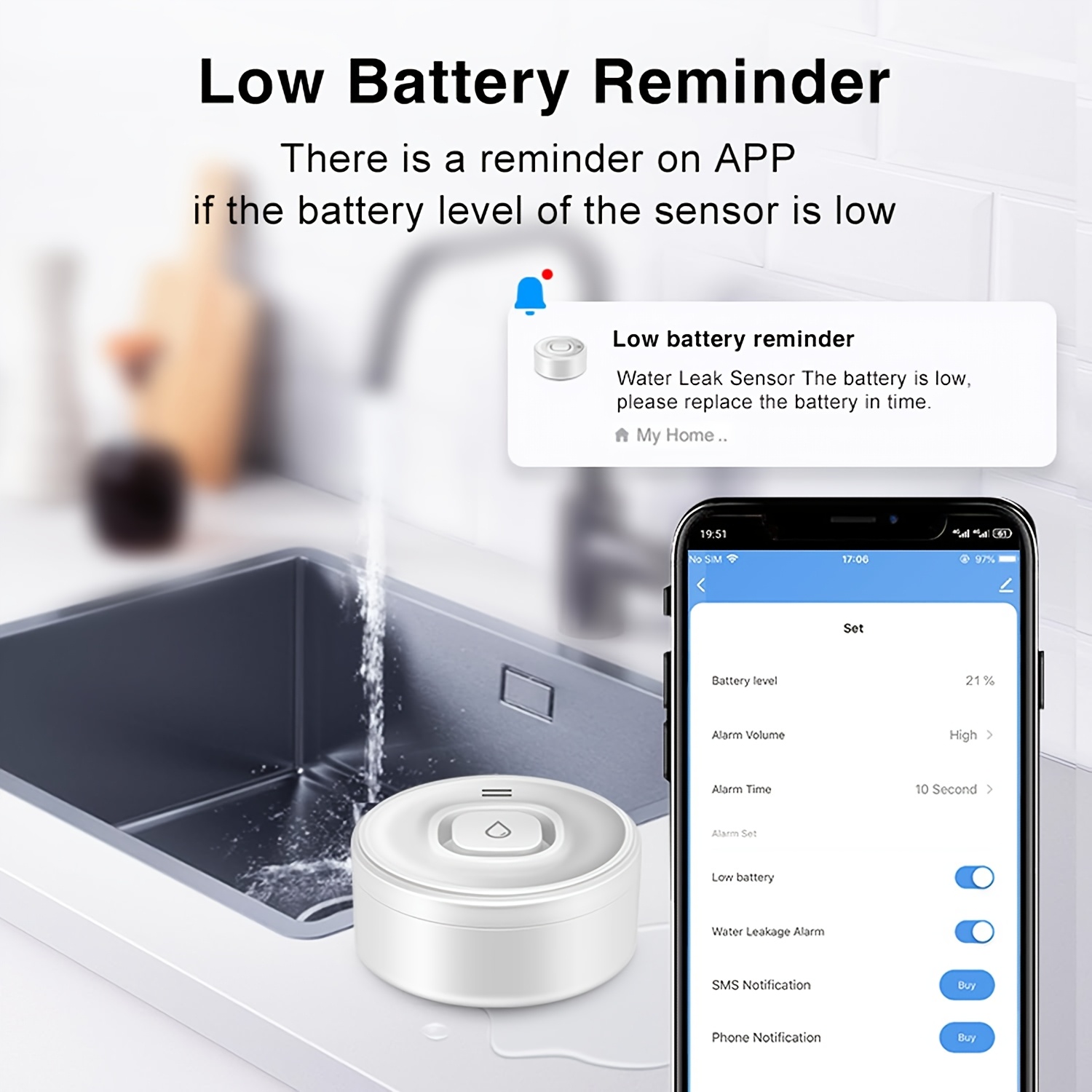 YNF Smart WiFi Water Leak Dete – обзор и цена Smart Home Ynf