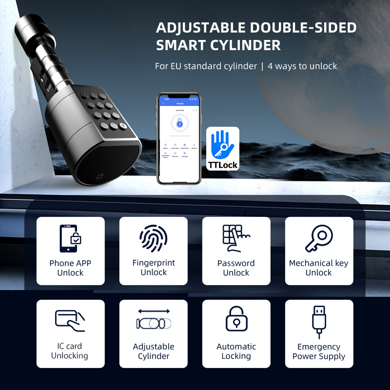 Smart Euro Cylindrical Door Lo – обзор и цена Smart Home Lock