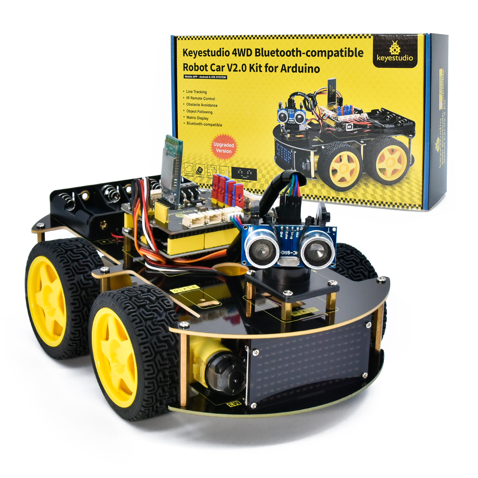 Keyestudio 4WD Multi BT Robot  – обзор и цена Smart Home Kit For Arduino