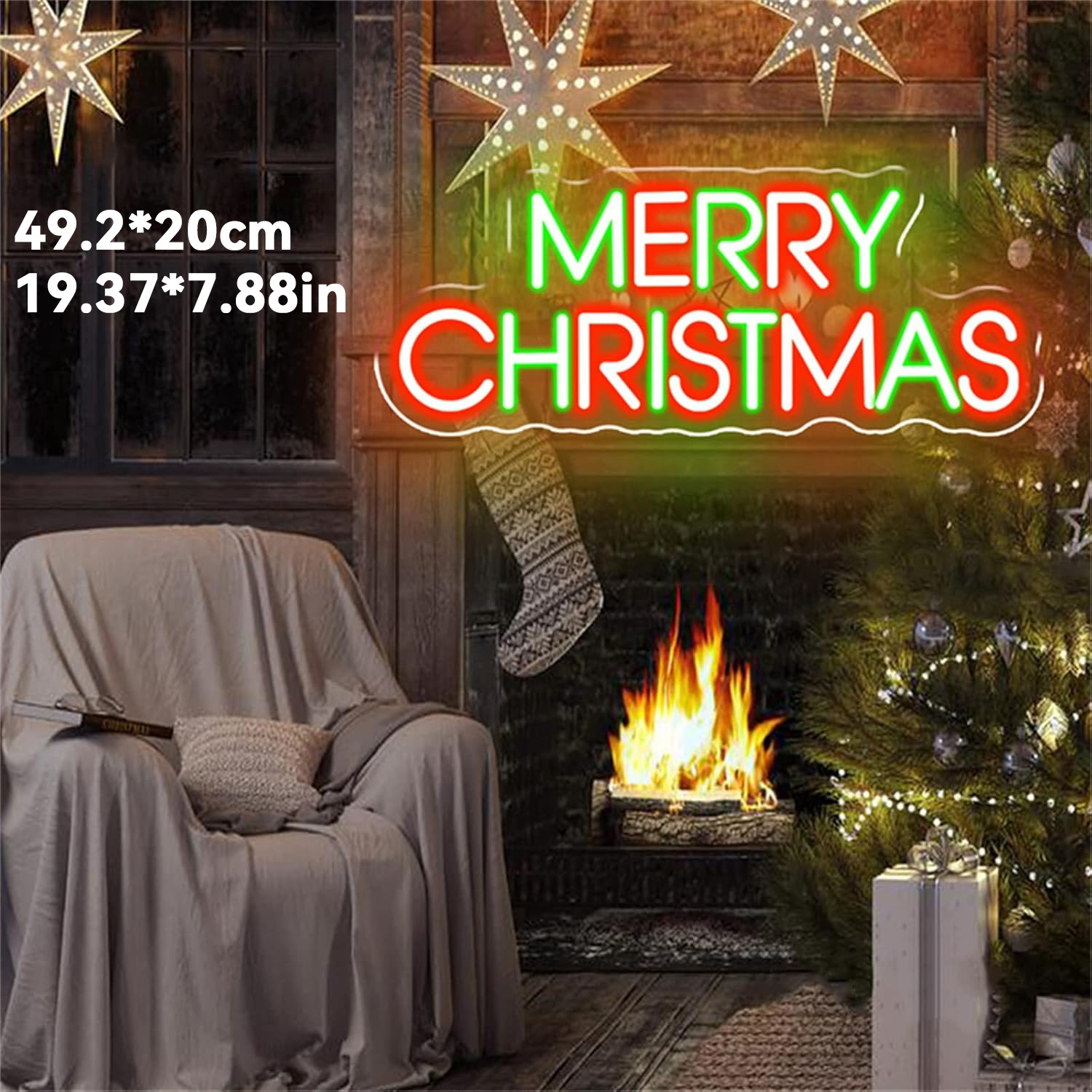 Large Size Merry Christmas Neo – обзор и цена Smart Home Poster