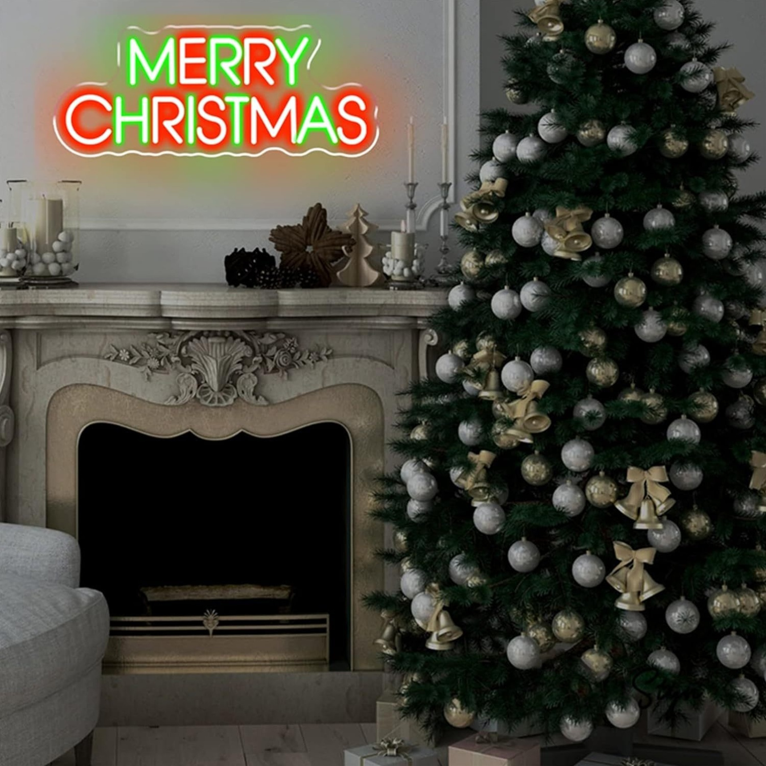 Large Size Merry Christmas Neo – обзор и цена Smart Home Poster