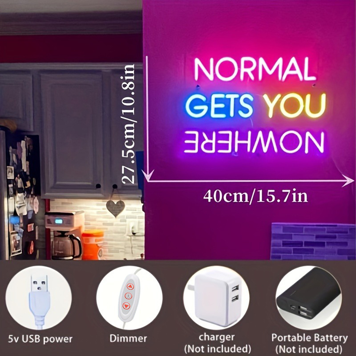 Normal Makes You Have Nowhere  – обзор и цена Smart Home Poster