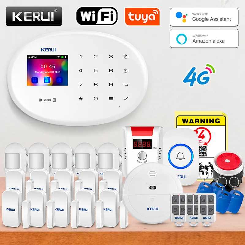 KERUI Tuya Smart Alarm System  – обзор и цена Smart Smoke Detector
