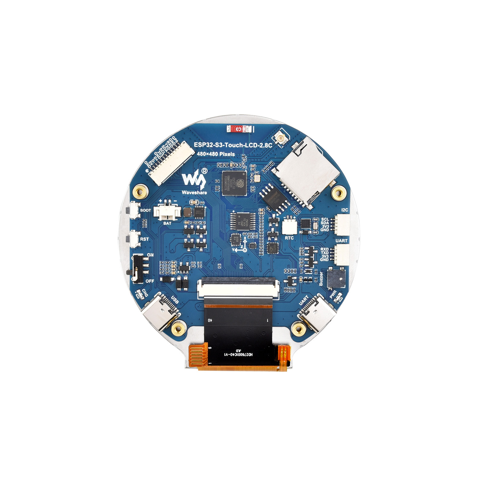ESP32 ESP32-S3 2.8-inch circul – обзор и цена Smart Home Esp32