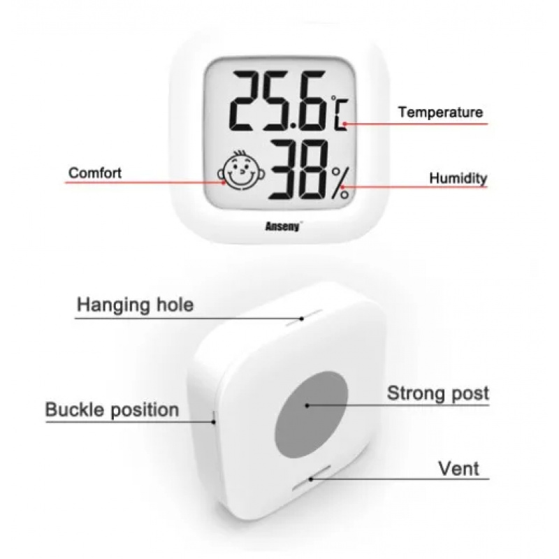 LCD Digital Thermometer Hygrom – обзор и цена Smart Home Room