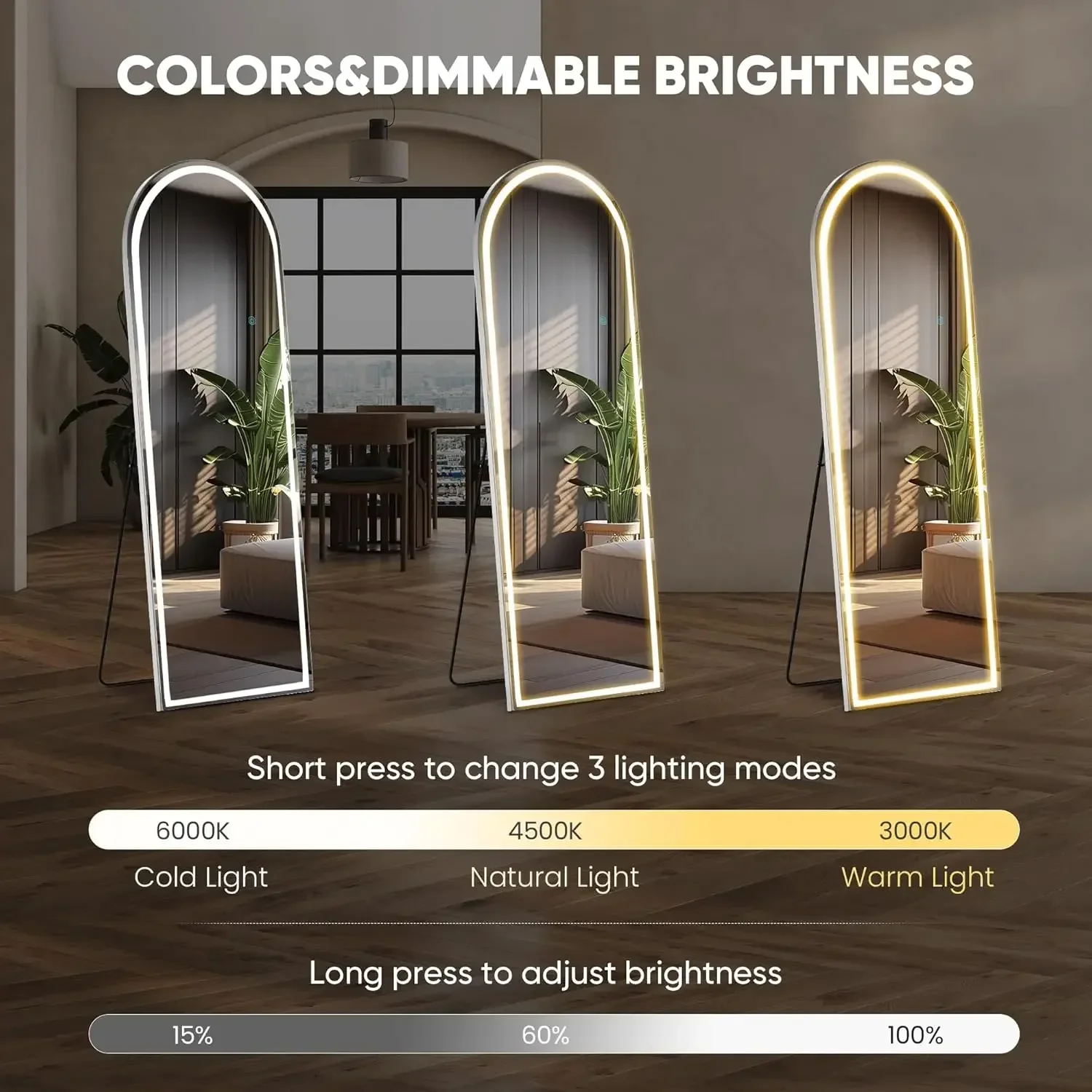 Full Body Wall Mirror with LED – обзор и цена Smart Home Retrofit