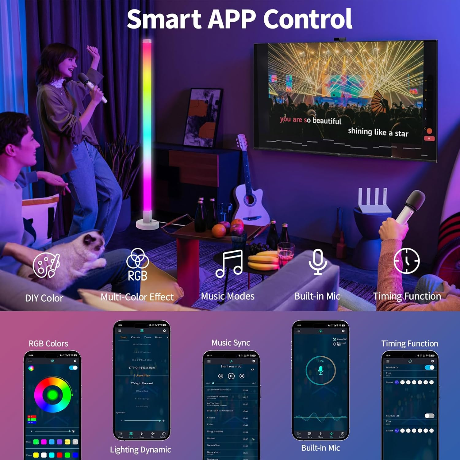 Corner Floor Lamp Smart RGB Co – обзор и цена Smart Bulb