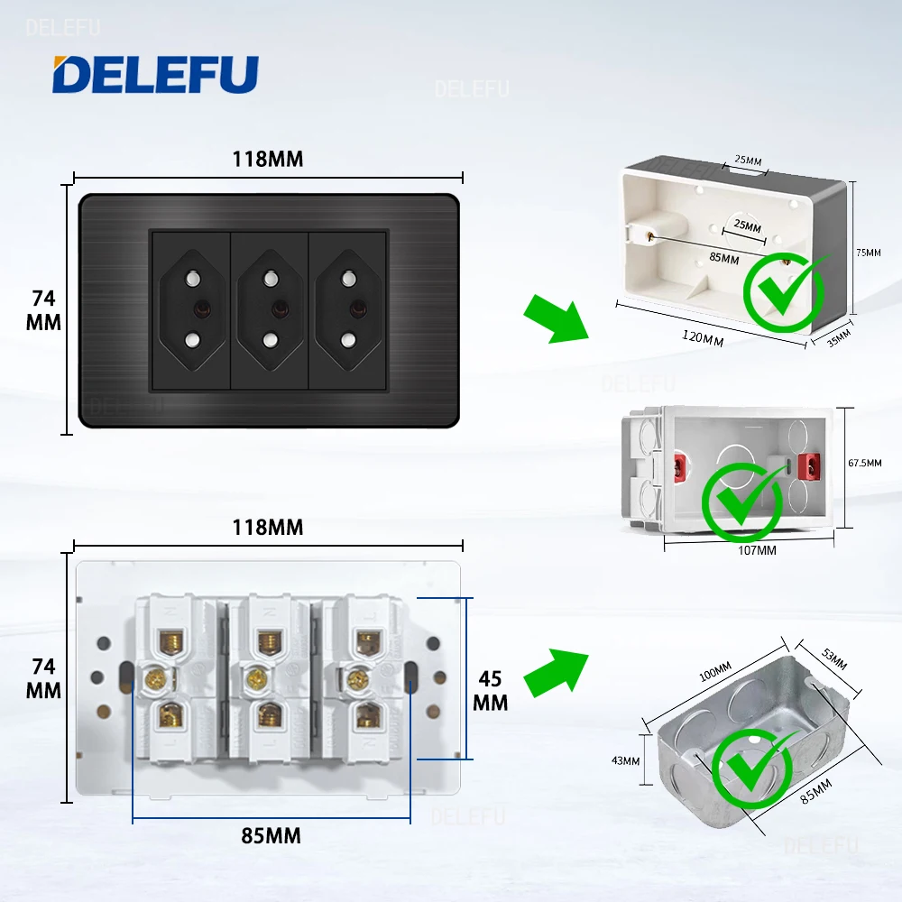 DELEFU- Stainless steel black  – обзор и цена Smart Home News