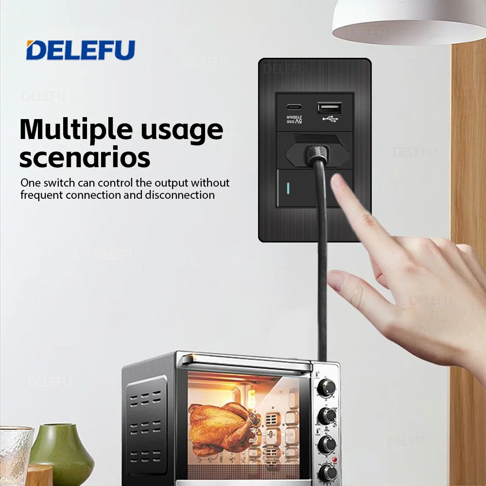 DELEFU- Stainless steel black  – обзор и цена Smart Home News