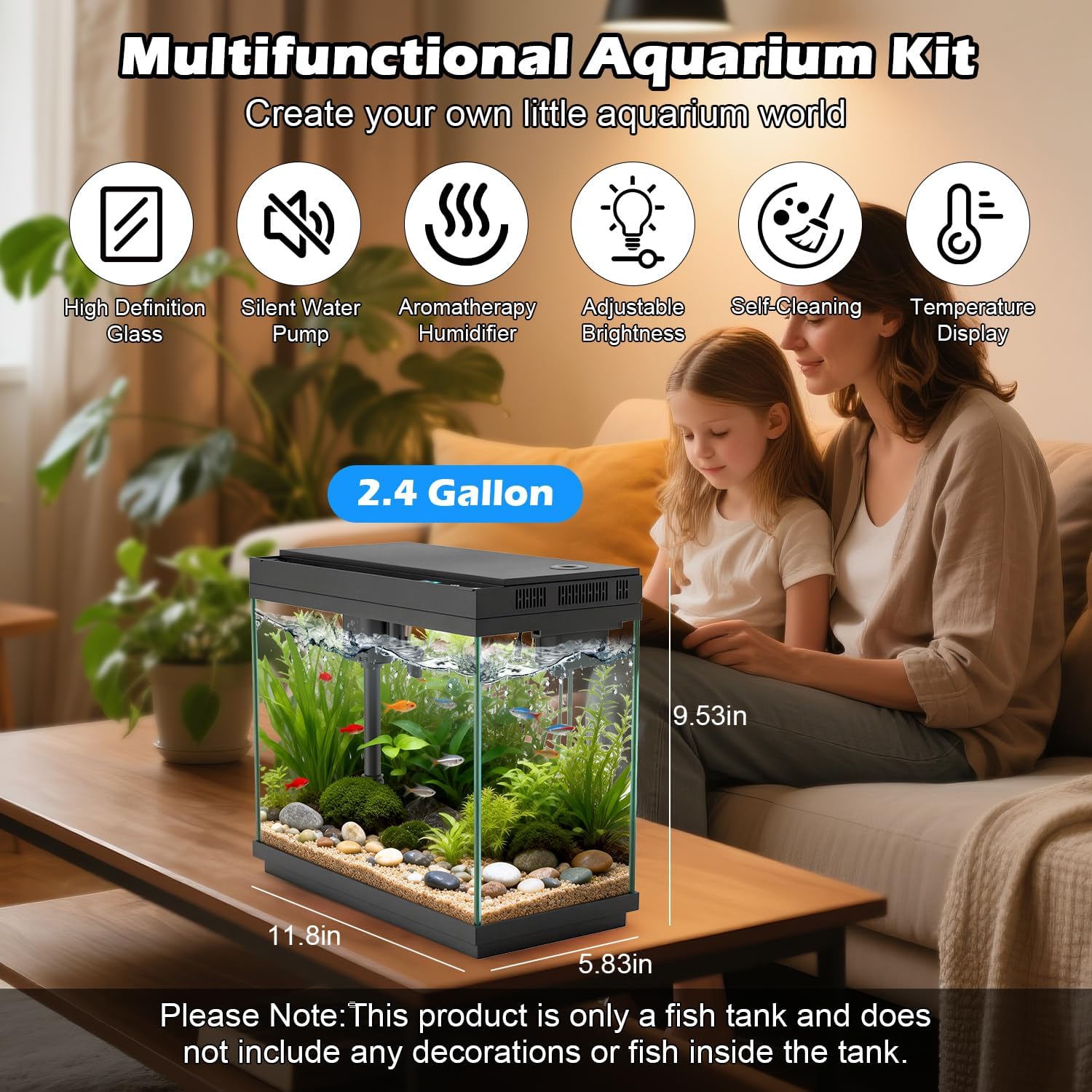 Smart 2.4 Gal Aquarium Kit: Si – обзор и цена Smart Humidifier