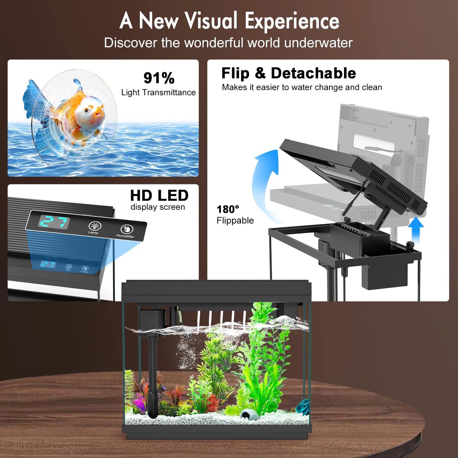 Smart 2.4 Gal Aquarium Kit: Si – обзор и цена Smart Humidifier