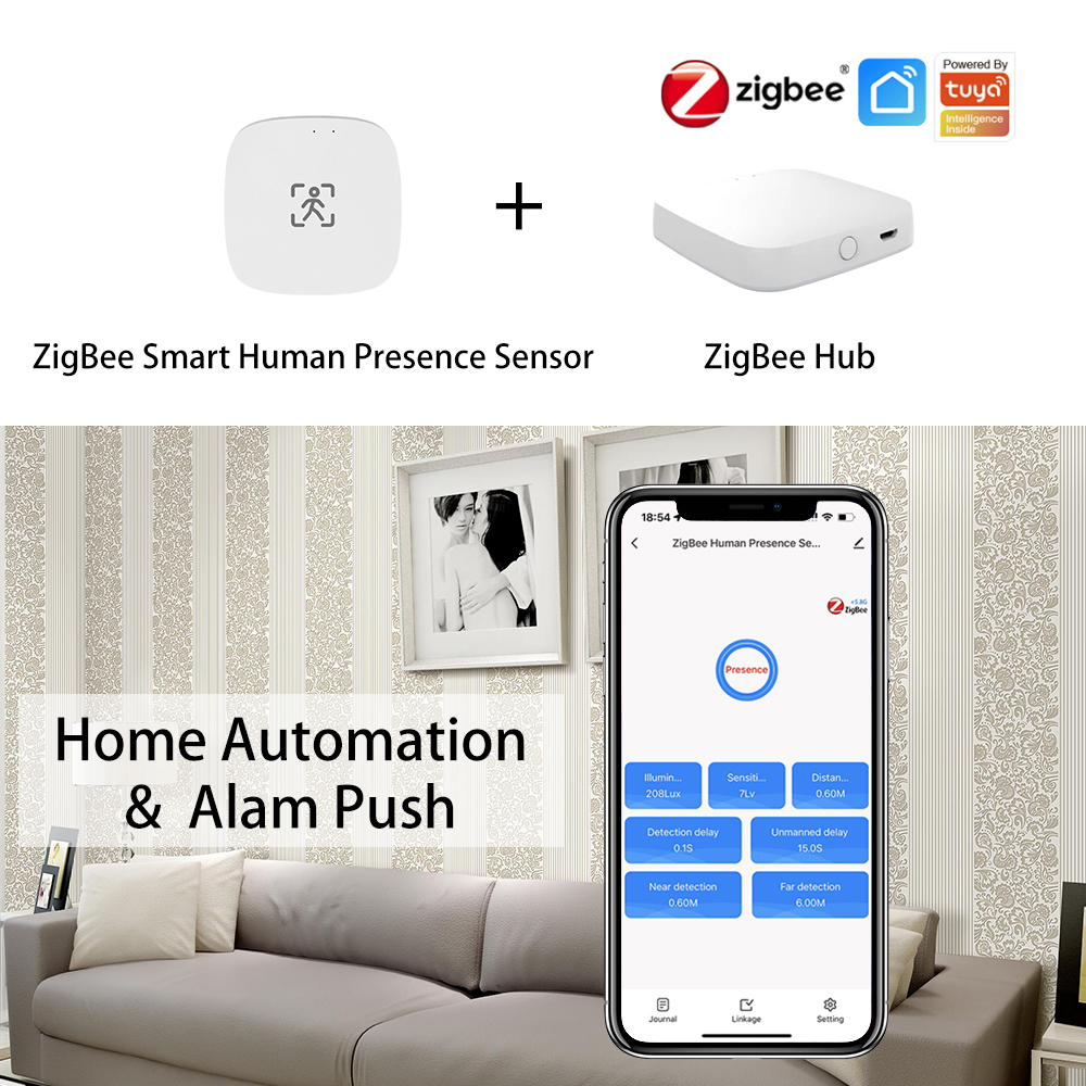 ZigBee Wifi MmWave Human Prese – обзор и цена Smart Home Retrofit
