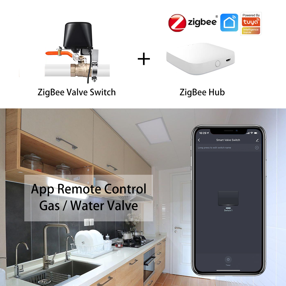 ZigBee Water/Gas Valve Remote  – обзор и цена Smart Home Kit
