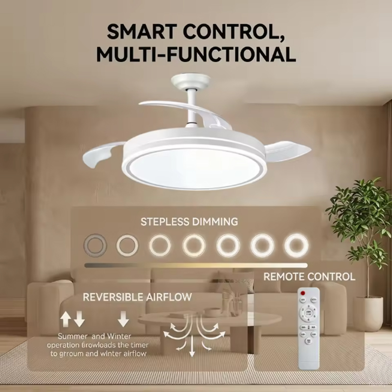 Smart Ceiling Fan with LED Lig – обзор и цена Smart Home Ventilation